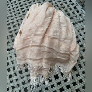 NWT J. Crew Light Peach Scarf